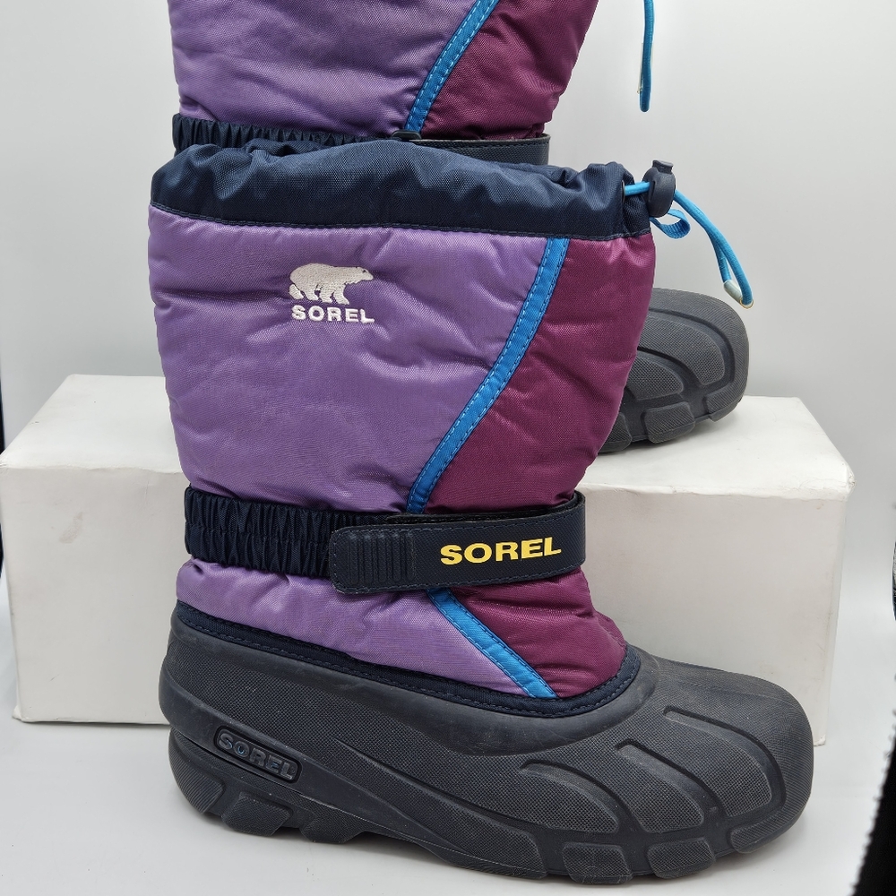 Sorel Flurry kids snow boots size 5